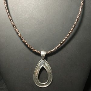 Silpada  Braided Leather necklace N1714